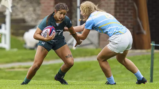 Anjali Pant women's rugby action versus Long Island