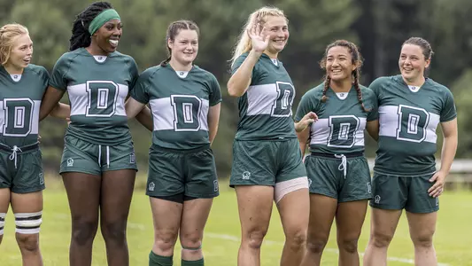 Bella Huschitt women's rugby action versus Long Island