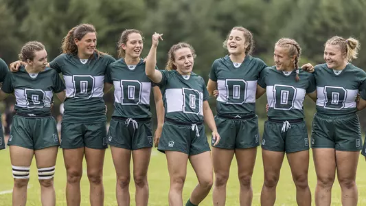 Lilly Durbin women's rugby action versus Long Island