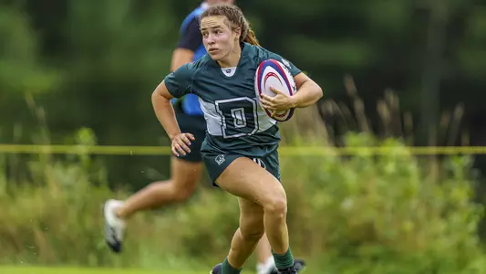 Lilly Durbin women's rugby action versus Long Island