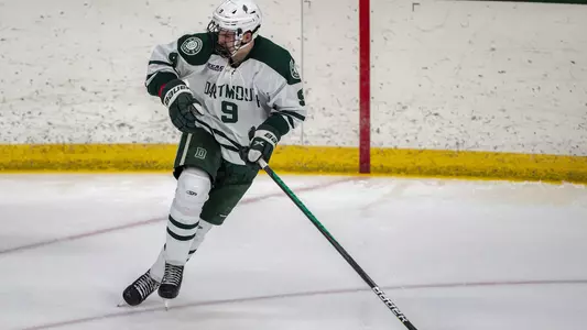 Ryan Lovett men's hockey action Ledyard Classic versus New Hampshire