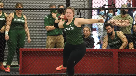 Jamie Tatum women's track action at Harvard