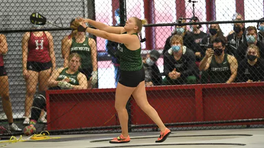 Zoe Chafouleas women's track action at Harvard