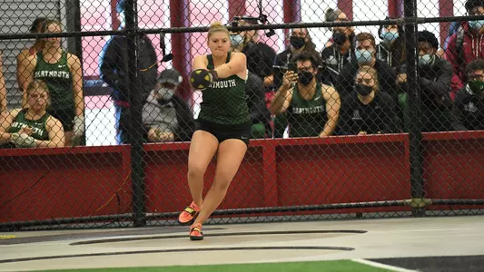 zoe Chafouleas women's track action at Harvard