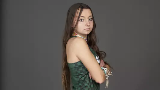 Payton Weiner women's track posed action 2021