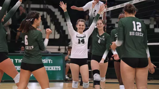 Emma Engstrom volleyball action versus Penn