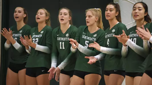 Emma Symon volleyball action versus Penn