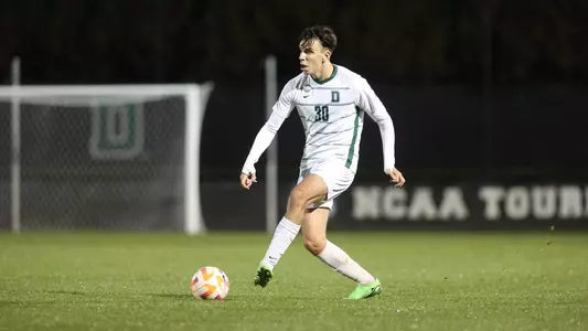 David Mysiuk Men's soccer action versus Hartford