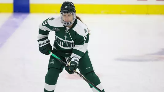 Oct. 21, 2022; Allston, Massachusetts, USA; during an Ivy League matchup between Dartmouth and Harvard at Bright-Landry Hockey Center. The Crimson won the game 3-0 over the Big Green. Photo by Brian Foley for Foley-Photography.com.
