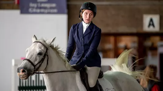 Erica Dunn equestrian competition against Lynchburg