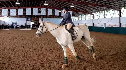 Erica Dunne equestrian competition against Lynchburg