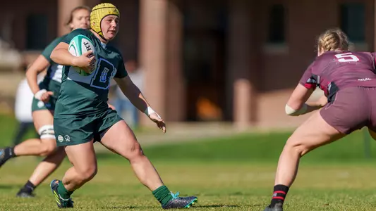Lauren Ferridge women's rugby action versus Brown