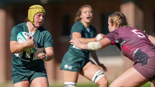 Lauren Ferridge women's rugby action versus Brown