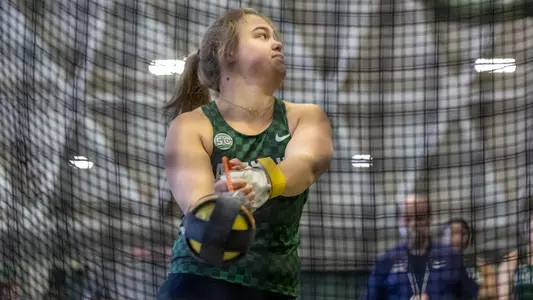 Autumn Clark women's track action day two of invitational