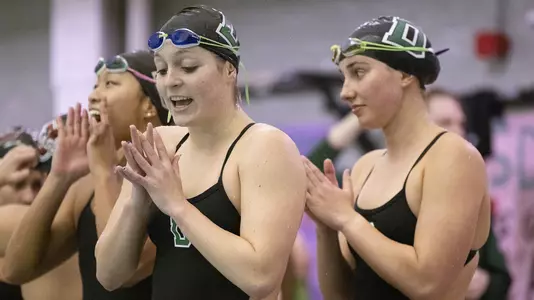 Mary Howley women's swim action day one of Ramsden Invite