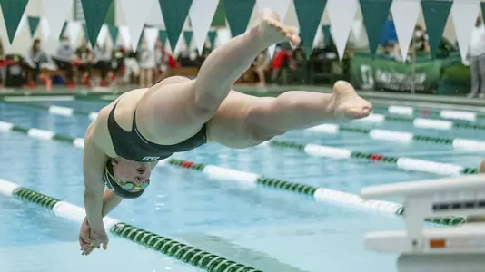 Sophie Wiener women's swim action day one of Ramsden Invite