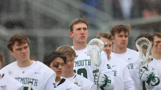 Jack Cooleen men's lacrosse action versus Merrimack