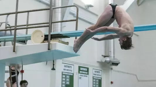 Jason Rickenbacher diving at Ramsden Invite day one