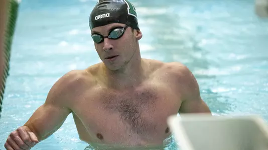 Matt Molloy swimming at Ramsden Invite day one