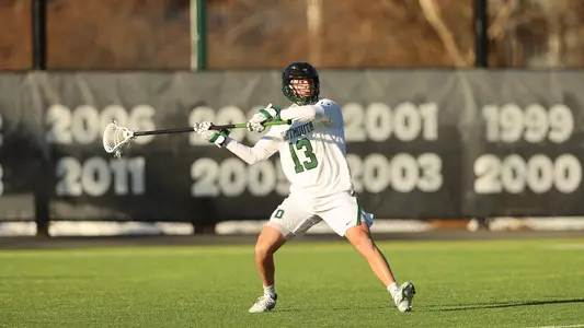 Peter Rizzoti men's lacrosse action versus Vermont