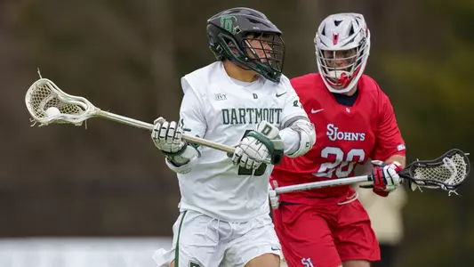 Michael Mauricio men's lacrosse action versus St. Johns