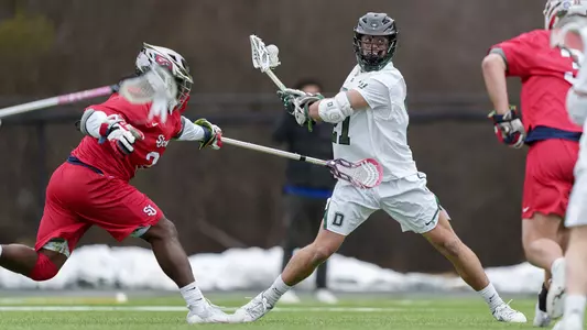 Payton St. Geme men's lacrosse action versus St. Johns