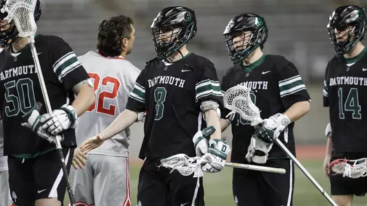 Greyson Ergenbright men's lacrosse action versus Ohio State