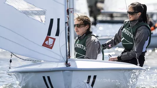 Hopkins Guerra and Yoshiyasu sailing for the Dellenbaugh Trophy