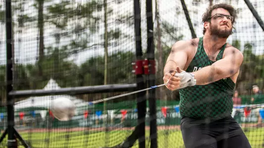 Michael Gabriel throwing at Florida State University