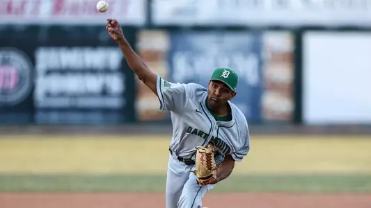 Kunaal Verma pitches at UMass Lowell, April 5, 2022