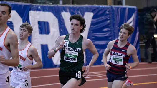 Eric Gibson running at Indoor Heps
