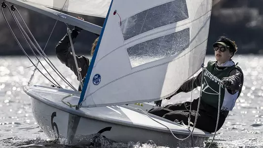 Martha Rand sailing for the Vietor Trophy