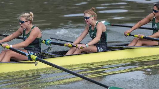 The Cornell Big Red women’s rowing team competes against Dartmouth and Brown on Saturday, April 23, 2022 in the Cayuga Lake Inlet in Ithaca, NY.