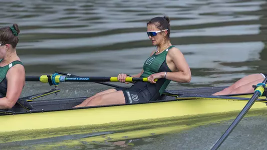 The Cornell Big Red women’s rowing team competes against Dartmouth and Brown on Saturday, April 23, 2022 in the Cayuga Lake Inlet in Ithaca, NY.