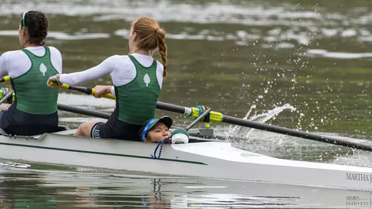 The Cornell Big Red women’s rowing team competes against Dartmouth and Brown on Saturday, April 23, 2022 in the Cayuga Lake Inlet in Ithaca, NY.