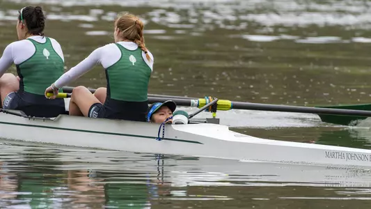 The Cornell Big Red women’s rowing team competes against Dartmouth and Brown on Saturday, April 23, 2022 in the Cayuga Lake Inlet in Ithaca, NY.