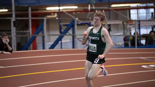 Aidan Robinson competing at 2022 Indoor Heptagonal Championship