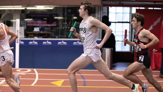 Will Daley competing at 2022 Indoor Heptagonal Championship