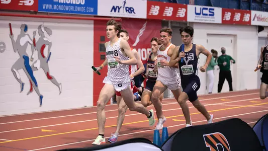 Will Daley competing at 2022 Indoor Heptagonal Championship