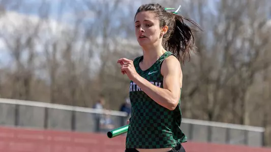 Julia Fenerty women's track action at Massachusetts