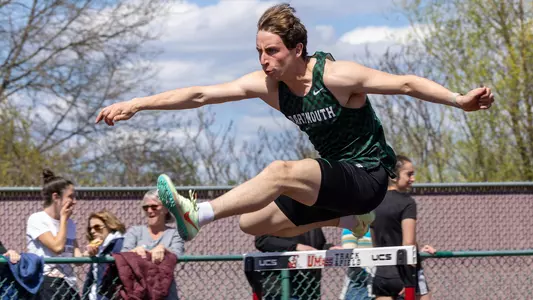 Justin Stevens men's track action at Massachusetts