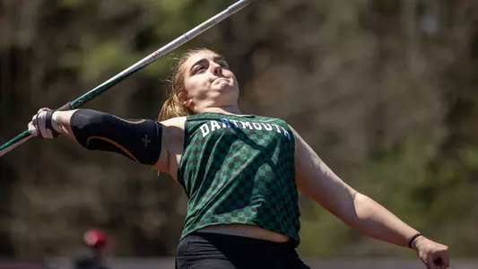 Madyson Buchalski women's track action at Massachusetts