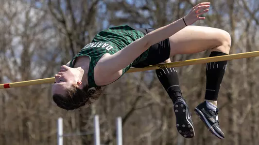 Maeve Conneely women's track action at Massachusetts