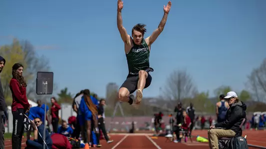 Nils Wildberg men's track action at Massachusetts