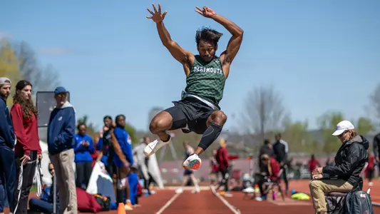 Rahul Batlanki men's track action at Massachusetts