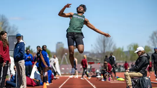 Rahul Batlanki men's track action at Massachusetts