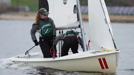 Taylor Eastman racing in women's sailing national championship