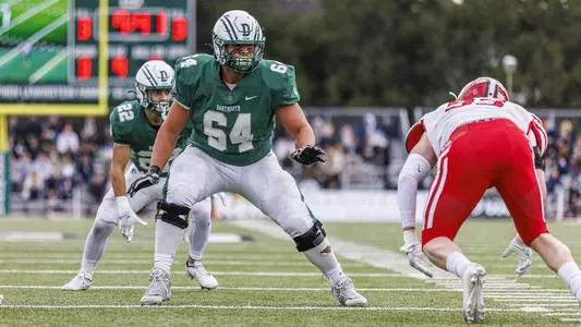 JP Flores football action versus Cornell