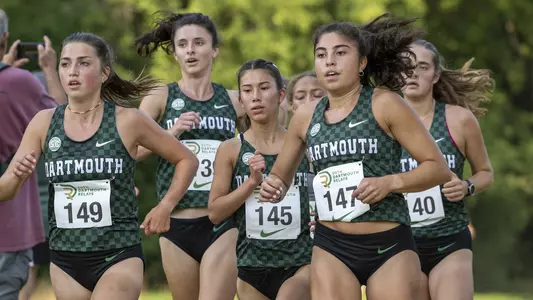 women's cross country action