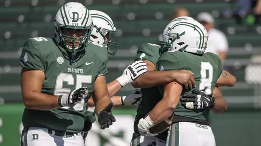 Michael Flores football action versus Valparaiso